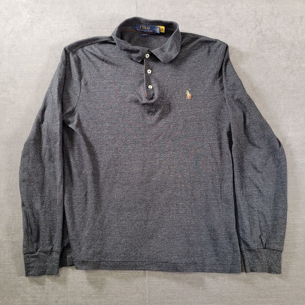 Lauren Ralph Lauren Charcoal Polo Shirt